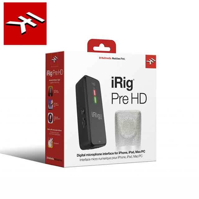 IK Multimedia  iRig Pre HD 麥克風行動錄音介面