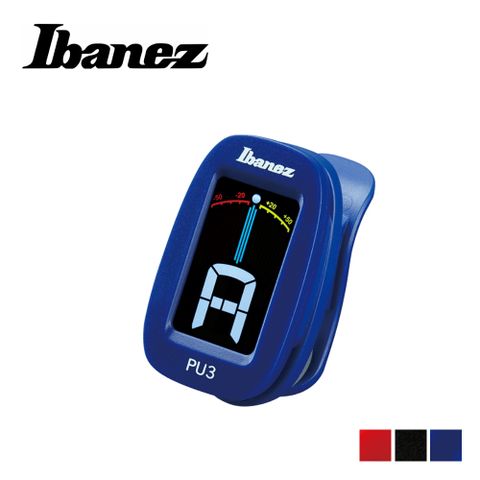 Ibanez PU3 夾式彩色調諧器 三色款 原廠公司貨 商品保固有保障