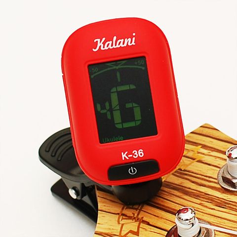 Kalani 烏克麗麗 5合1多功能雙色冷光調音器(紅色) 加贈 PICK