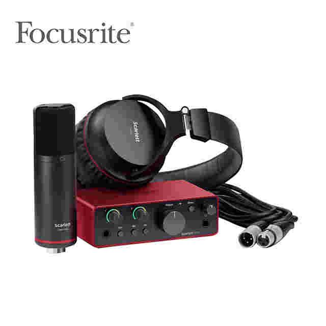 Focusrite  Scarlett Solo Studio 錄音介面套裝組 第四代