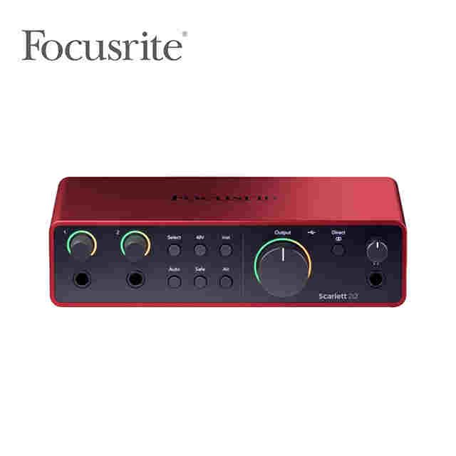 Focusrite  Scarlett 2i2 錄音介面 第四代