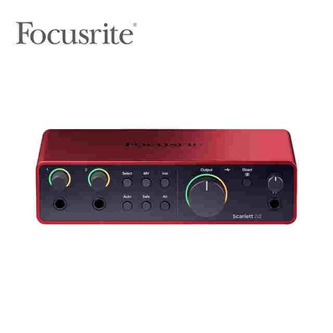 Focusrite Scarlett 2i2 錄音介面 第四代原廠公司貨 商品保固有保障