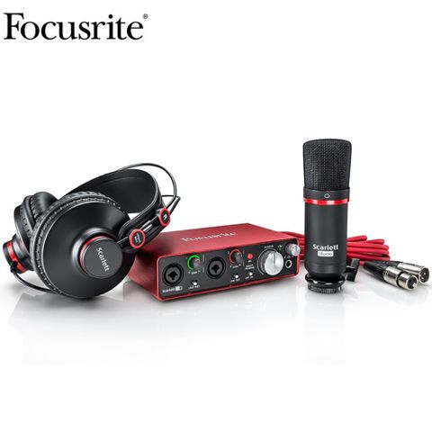 Focusrite Scarlett 2i2 Studio (3rd Gen) 錄音介面套組 / 公司貨保固