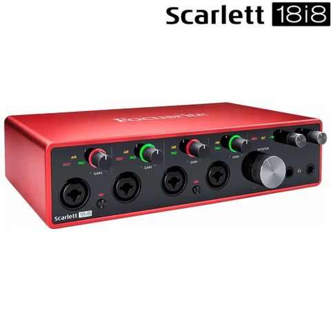 Focusrite Scarlett 18i8 (3rd Gen) 錄音介面 / 公司貨保固