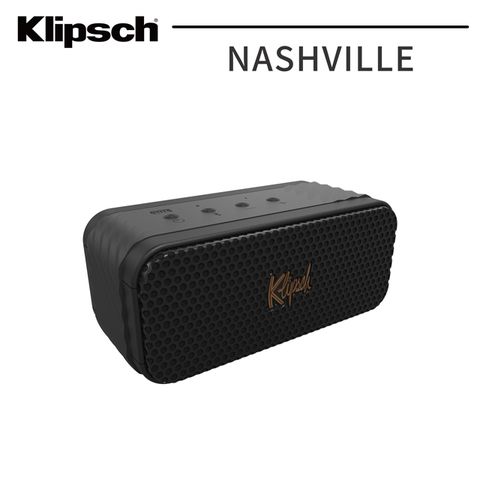 (限量加贈全家商品卡伍佰元) Klipsch Nashville Music City 系列藍牙5.3V攜帶喇叭