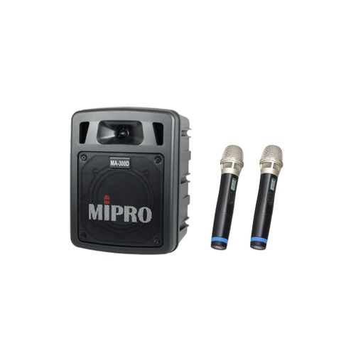 MIPRO 雙頻道迷你無線擴音機 MA-300D