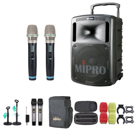 MIPRO MA-808 旗艦型無線擴音機(UHF)自選規格手持or頭戴式or領夾式