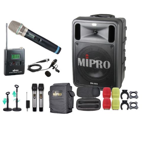MIPRO MA-505 精華型無線擴音機(UHF)自選規格手持or頭戴式or領夾式