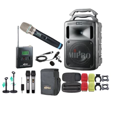 MIPRO MA-709 新豪華型無線擴音機(UHF)自選規格手持or頭戴式or領夾式