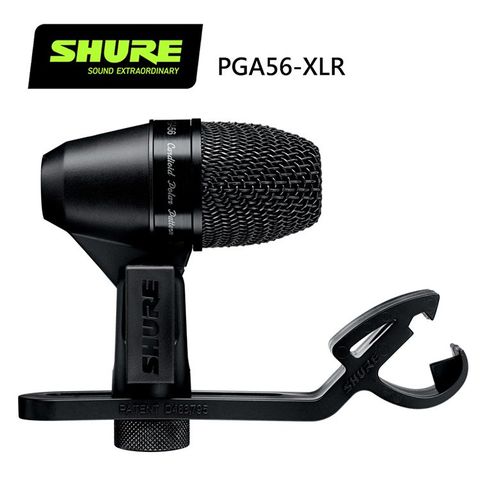 SHURE PGA56-XLR心形動態軍鼓麥克風-原廠公司貨