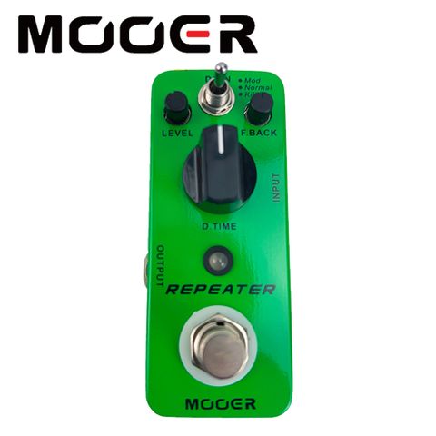 庫存品出清-MOOER REPEATER MREG-RP 吉他效果器/數位Delay效果器/延遲/並聯迴路效果器