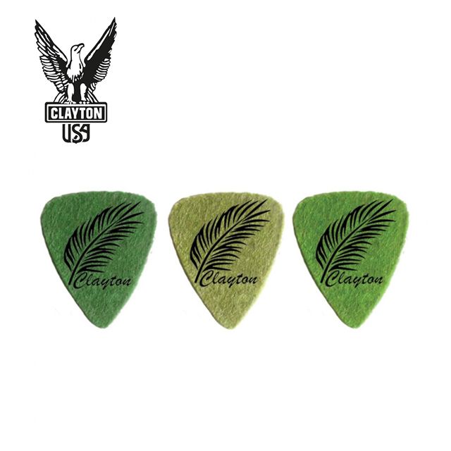  Clayton Uke Picks Felt Standard Leaf Pattern 烏克麗麗彈片 三片裝 (兩組) 原廠公司貨 商品保固有保障