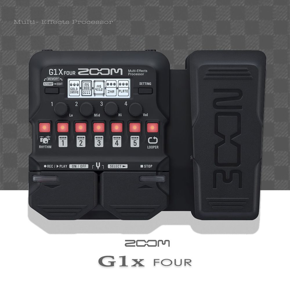 ZOOM』電吉他綜合效果器G1X Four / 公司貨保固- PChome 24h購物