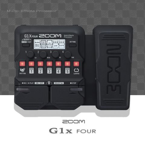 Zoom 電吉他綜合效果器 G1X four / 入門款樂手必備