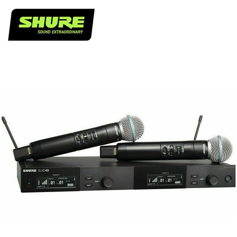 SHURE SLXD24D/BETA58 數位雙頻無線麥克風組1對2/原廠公司貨