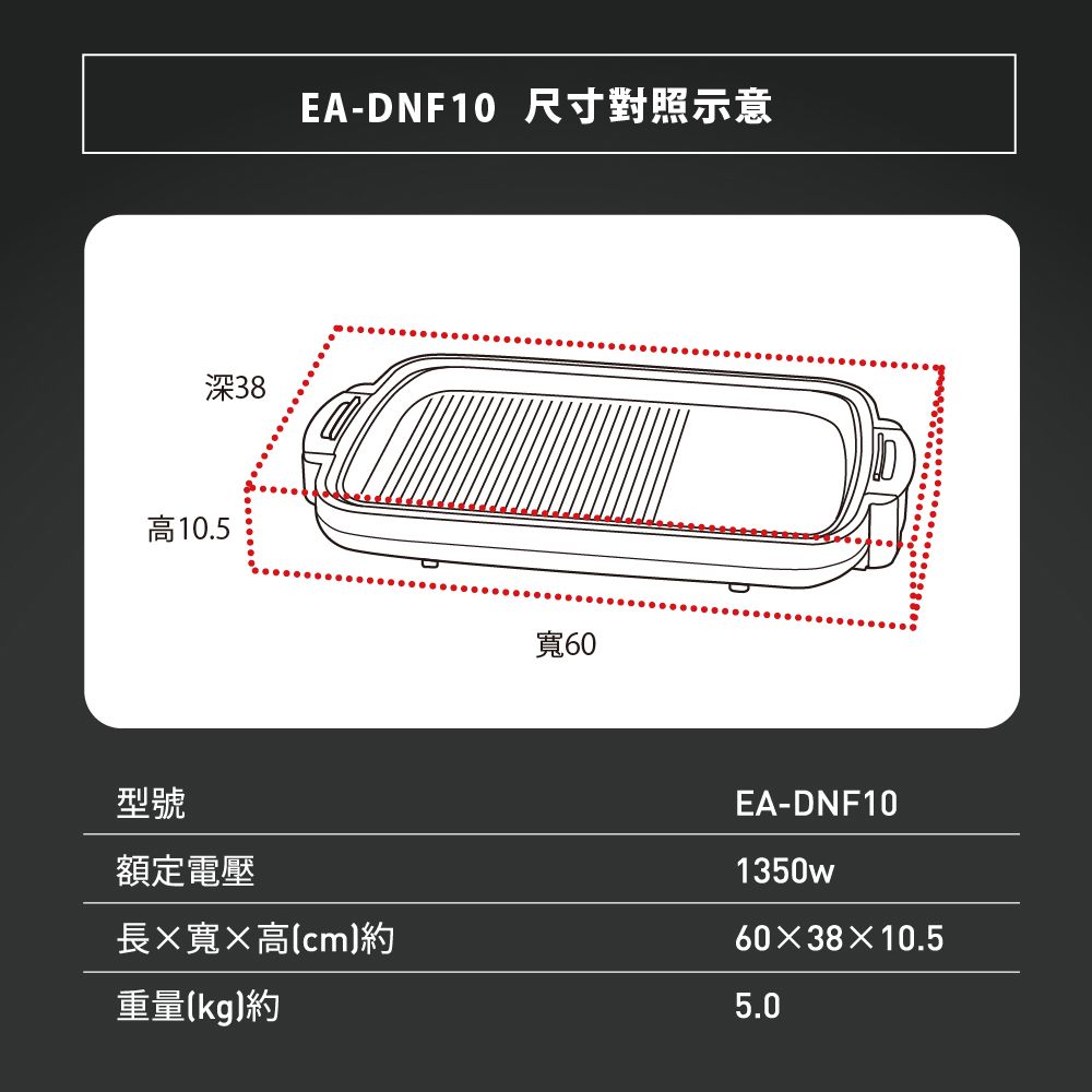 ZOJIRUSHI 象印 分離式鐵板燒烤組(EA-DNF10)