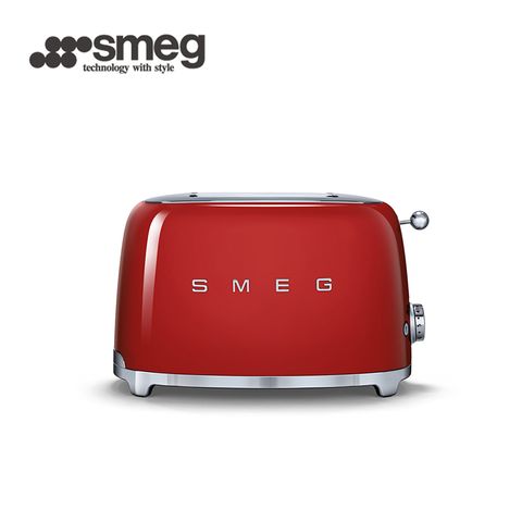 義大利SMEG2片式烤麵包機-媚惑紅