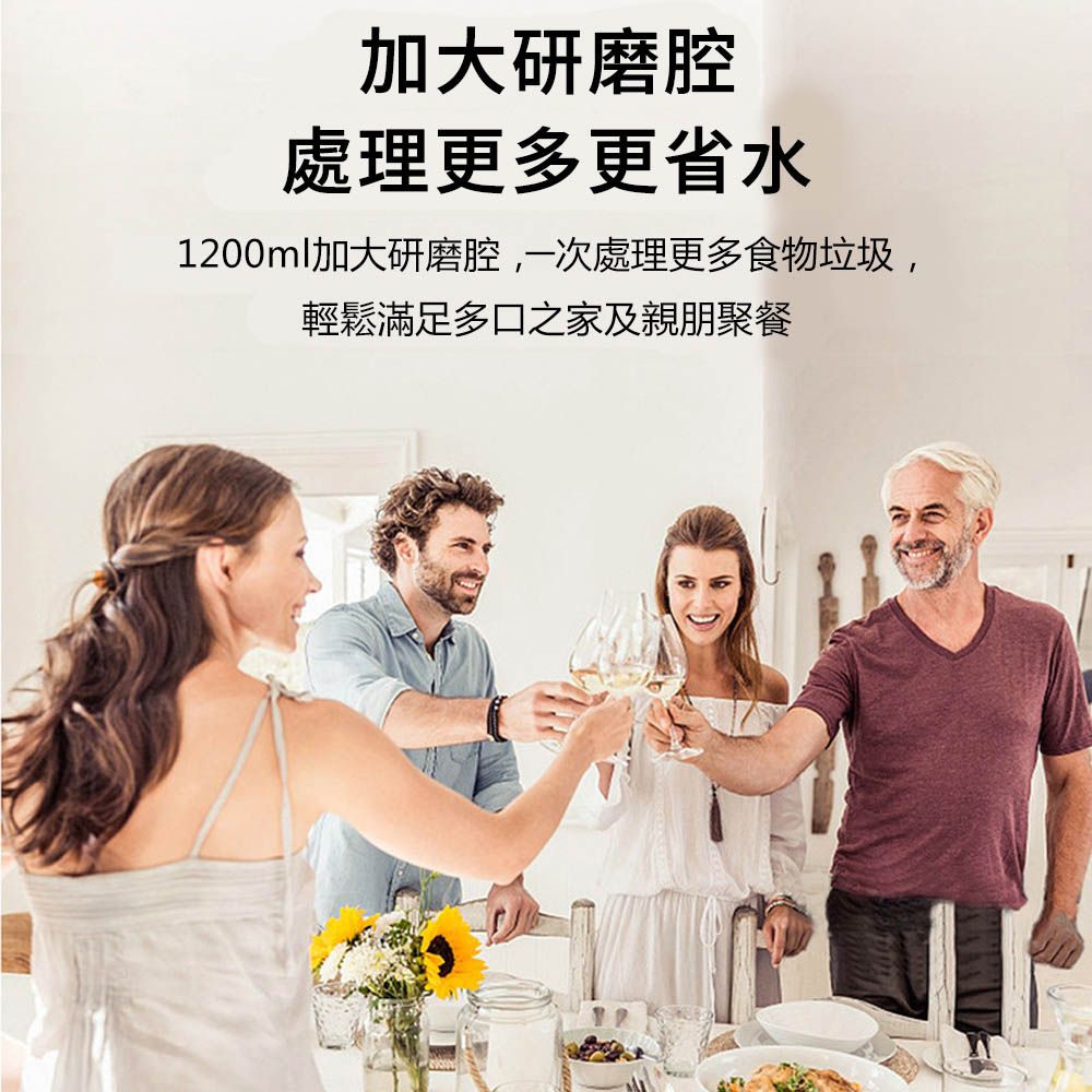  廚餘處理機器 垃圾處理器110V 廚餘機 廚房自動垃圾粉碎機 大功率研磨機