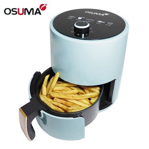 【OSUMA】3.2L多功能氣炸鍋 OS-2108BU3.2L超大烹調容量燒烤烘炸大減油，身體少負擔