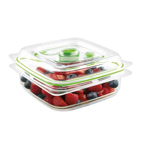 美國FoodSaver真空密鮮盒2入組(小-0.7L)