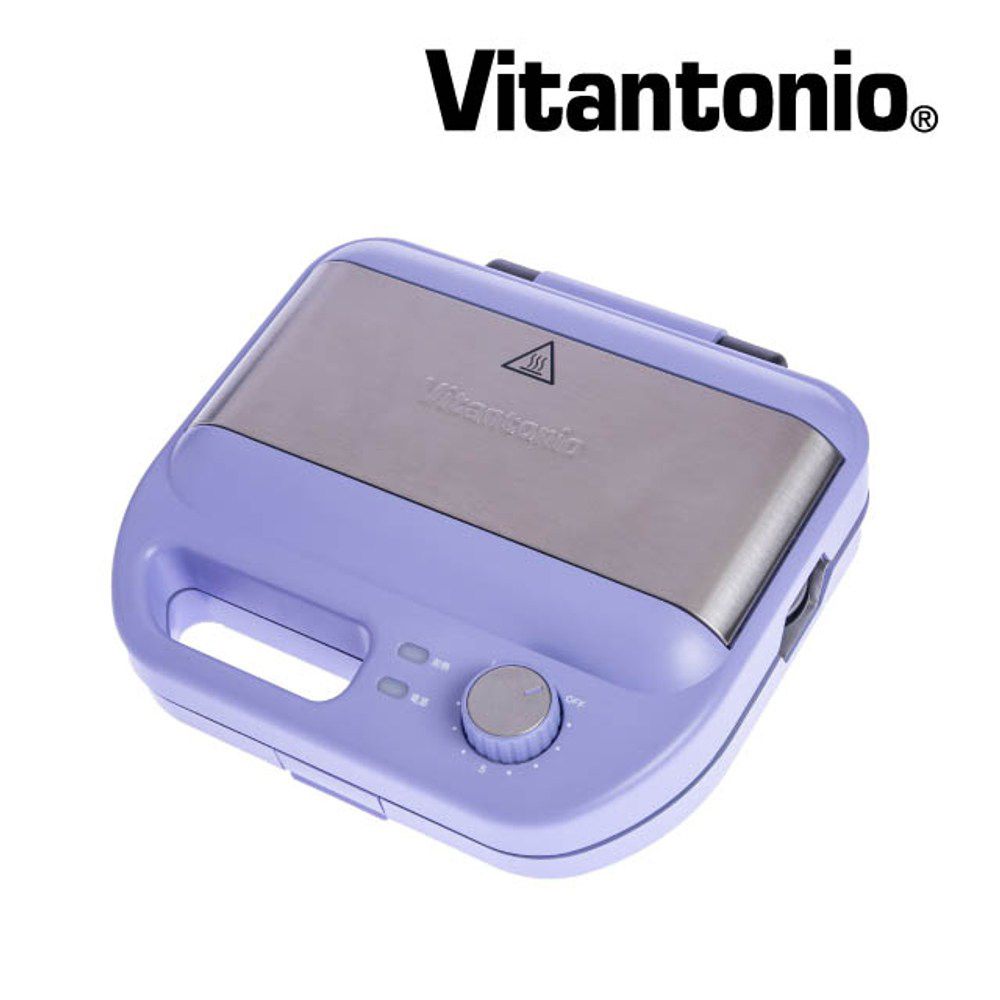 Vitantonio 【Vitantonio】小V多功能計時鬆餅機《釀紫》