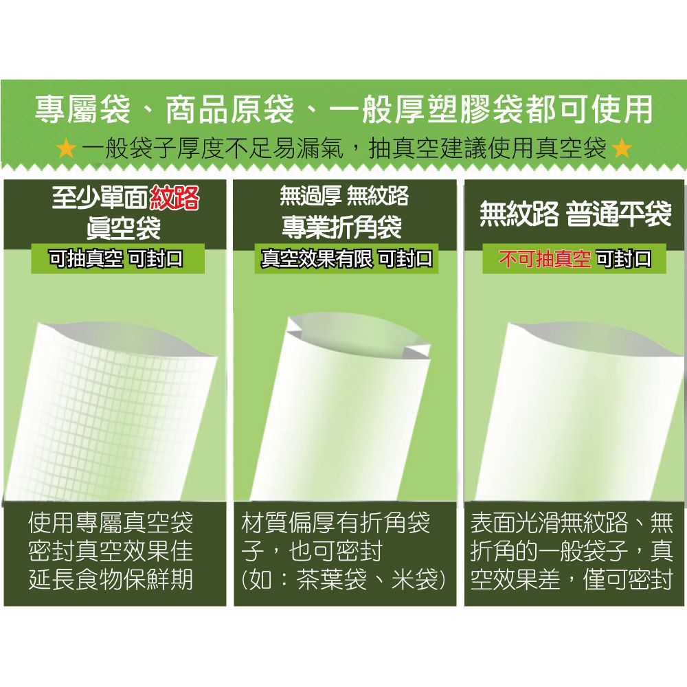 豪割達人 加厚SGS食品級真空袋尺寸25x30cm-20入(低溫烹調 真空包裝機 真空包裝袋 紋路袋 封口袋)
