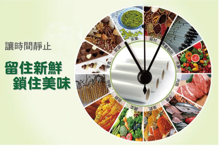 讓時間靜止留住新鮮鎖住美味乾貨補品˙茶葉臭藥材貴重物品水果肉類
