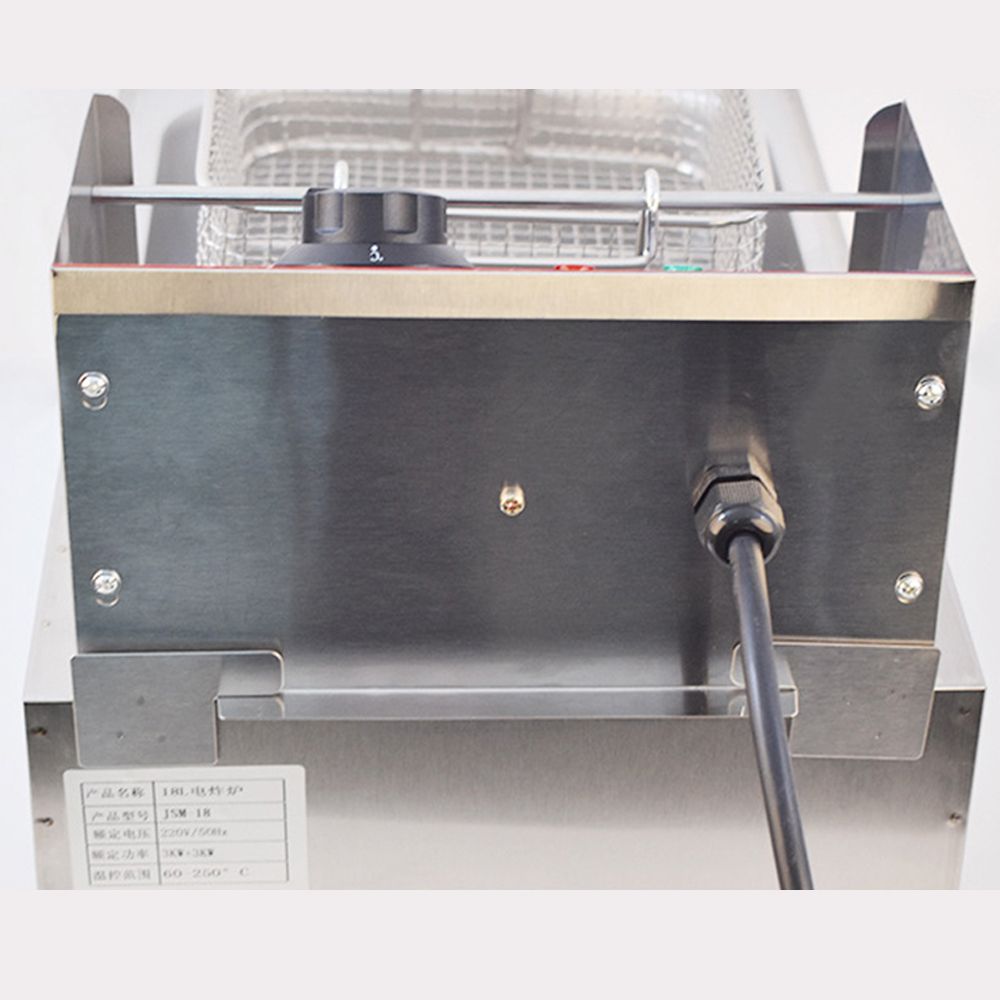  金獅瑪JSM-81不鏽鋼電炸爐 110V油炸機 6L/12L