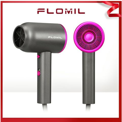 FLOMIL 沙龍級負離子吹風機 速乾黑科技二代升級版(護髮 降噪 輕量)