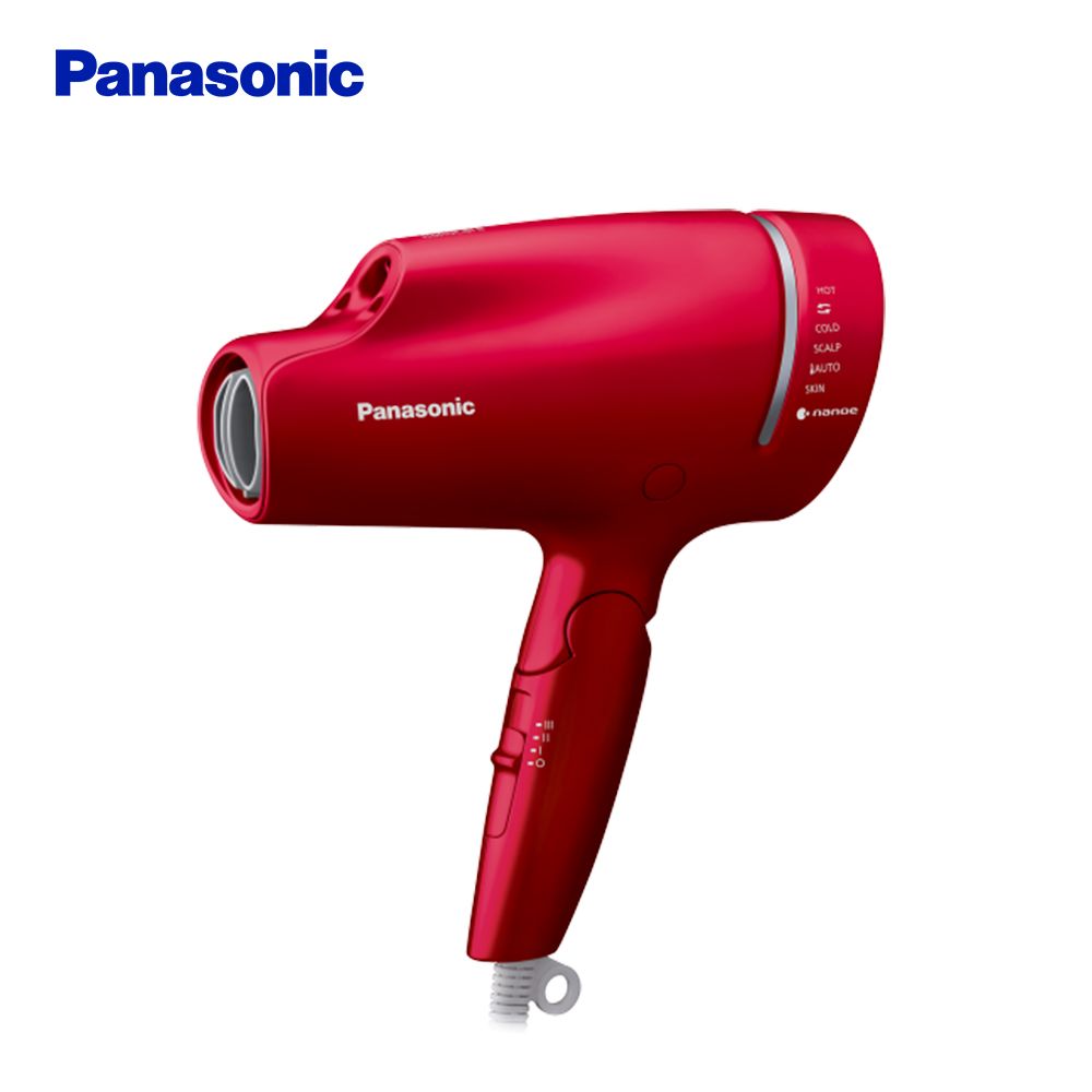 Panasonic 國際牌   奈米水離子智慧溫控摺疊式吹風機(附造型吹嘴+烘罩) EH-NA9L -