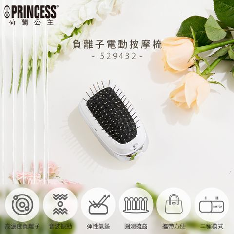 PRINCESS 荷蘭公主 負離子電動按摩梳