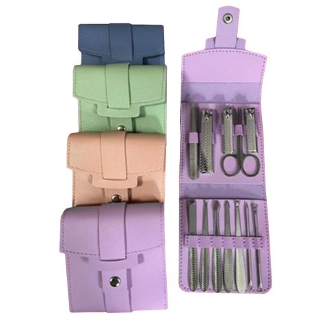 【WIDE VIEW】不鏽鋼12件波浪紋美甲套裝組(A28103-12)