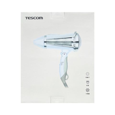 《TESCOM》大風量負離子吹風機（TID962TW-W優雅白）