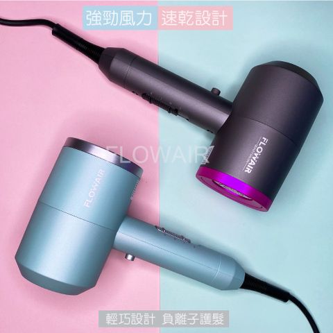 【FLOWAIR】沙龍級負離子吹風機 速乾科技 護髮 降噪 輕量吹風機(BSMI檢驗合格商品)