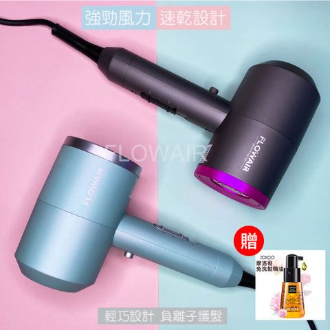 【FLOWAIR】沙龍級負離子吹風機 速乾科技 護髮 降噪 輕量吹風機(BSMI檢驗合格商品)