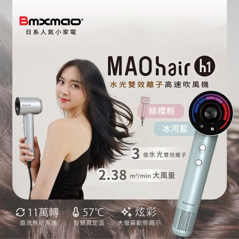 Bmxmao MAO hair H1 水光雙效離子 高速吹風機超跑機/負離子/大風量