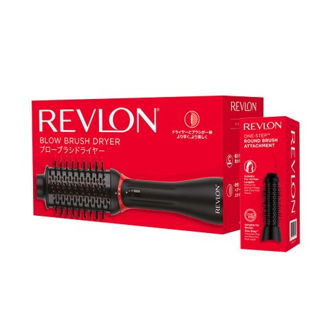 Revlon露華濃 蓬髮吹整梳/多功能吹風機(RVDR5298TWBLK)+圓形梳