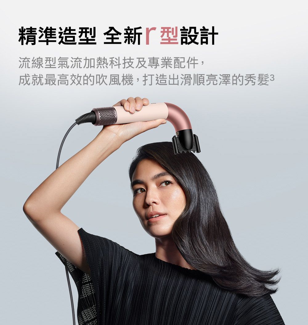 精準造型 全新型設計流線型氣流加熱科技及專業配件,成就最高效的吹風機,打造出滑順亮澤的秀髮3