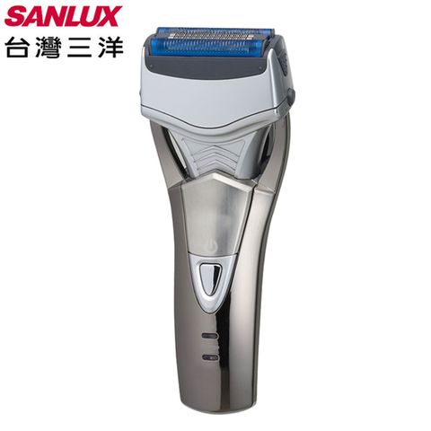 SANLUX台灣三洋 水洗三刀頭刮鬍刀 SV-T8超薄服貼刀網，貼合臉型