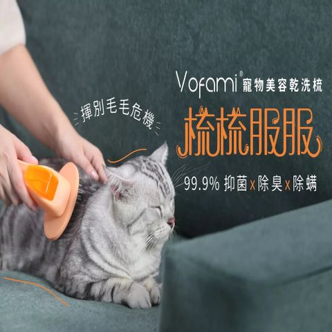 【Vofami】寵物美容乾洗梳