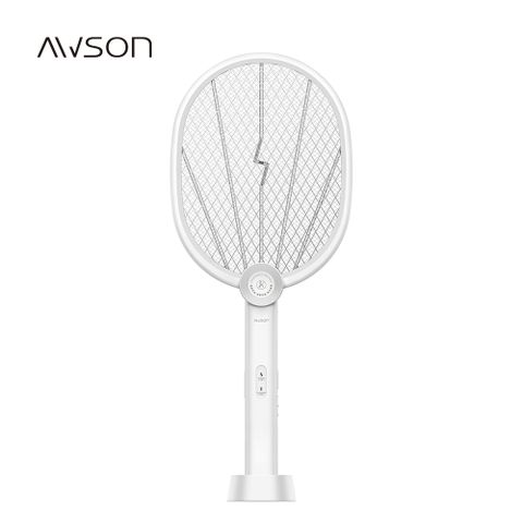 AWSON LED紫光誘蚊二合一充電式電蚊拍/捕蚊拍(AML-2365)