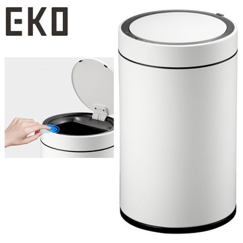EKO多可X自動感應垃圾桶12L/白色