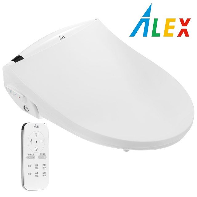 ALEX 【 電光】潔洗電腦馬桶蓋/免治馬桶座 瞬熱式《暖烘.遙控型》EF9530R 潔洗潔淨 溫暖溫座 