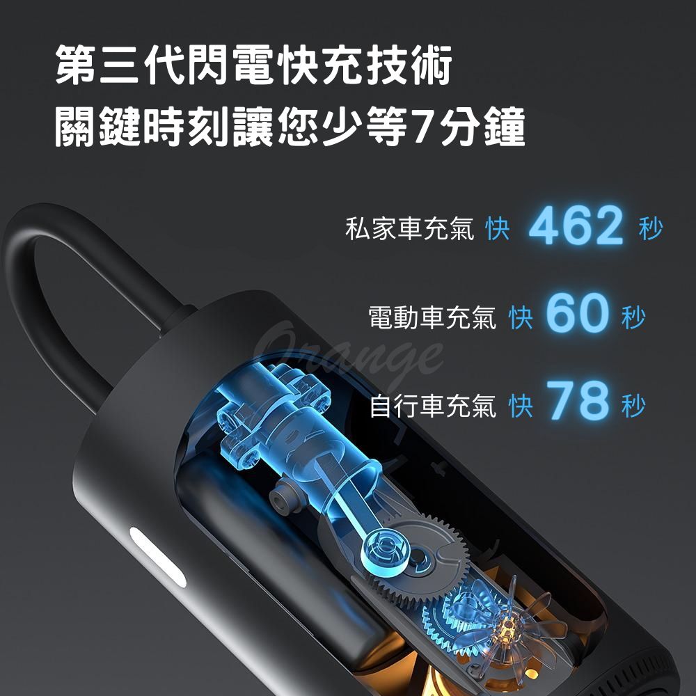  魔潔兔無線快速充氣寶Lightning 小米有品 車胎充氣 打氣機 偵測胎壓 充氣機