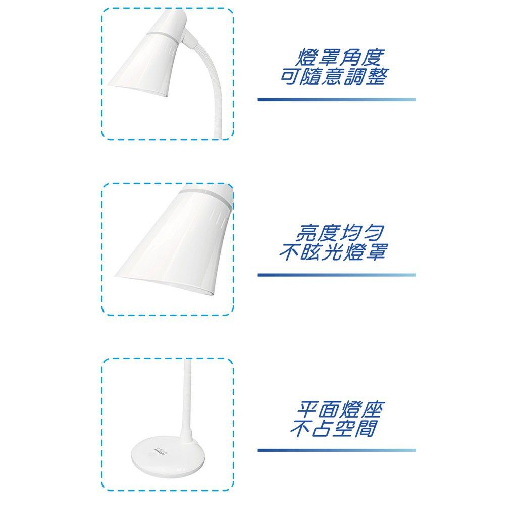 燈罩角度可隨意調整亮度均匀不眩光燈罩平面燈座不占空間