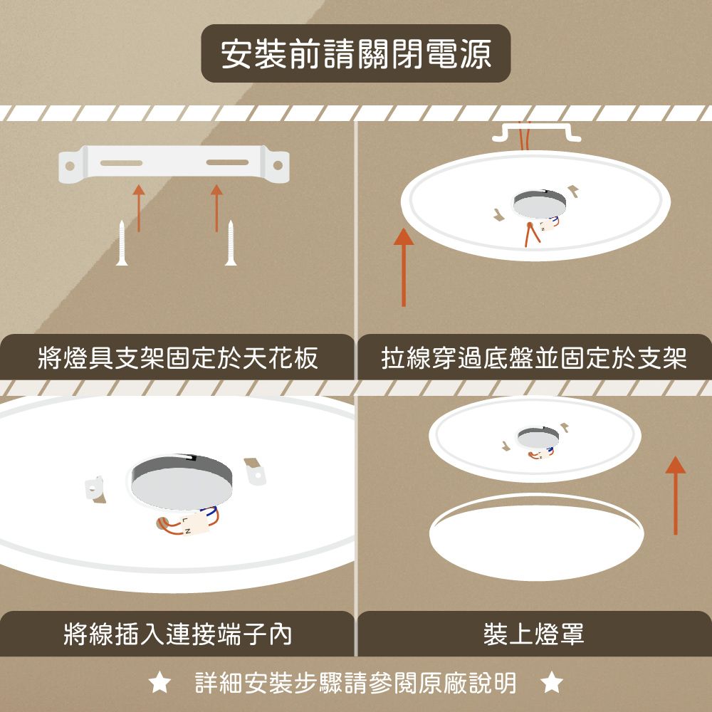  【純粹生活】無極調光調色 60W 傘花星點 全電壓 遙控 LED吸頂燈