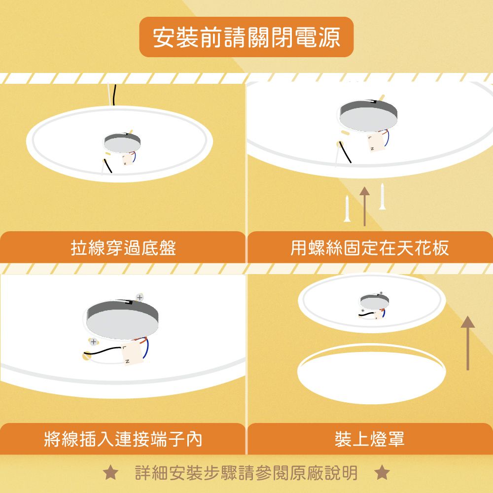 OSRAM 歐司朗 LEDVANCE 晶享 20W 全電壓 壁切三段調色吸頂燈