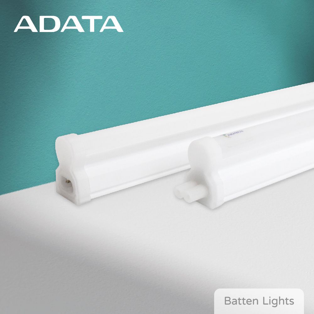 ADATA 威剛 【照明】【4入組】LED支架燈 10W 白光 黃光 自然光 全電壓 2尺 層板燈 串接燈具