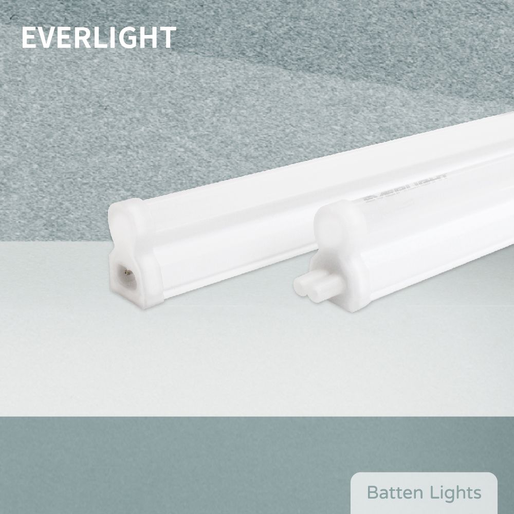 EVERLIGHT 億光 【4入組】LED支架燈 15W 3尺 白光 自然光 黃光 層板燈 串接燈具 (附串線)