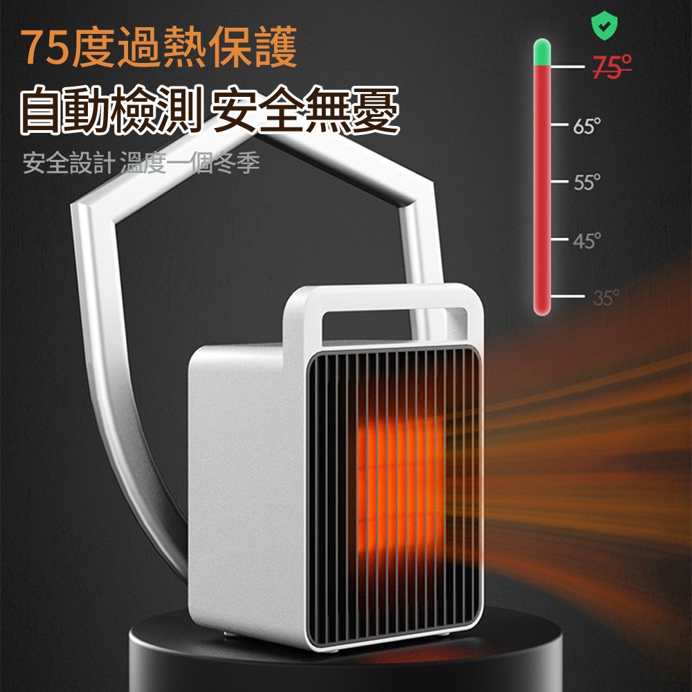  Warm Nest 智慧溫控恆溫電暖器 兩檔調節桌面暖氣機 可手提式電暖爐/暖風機/暖氣電暖扇